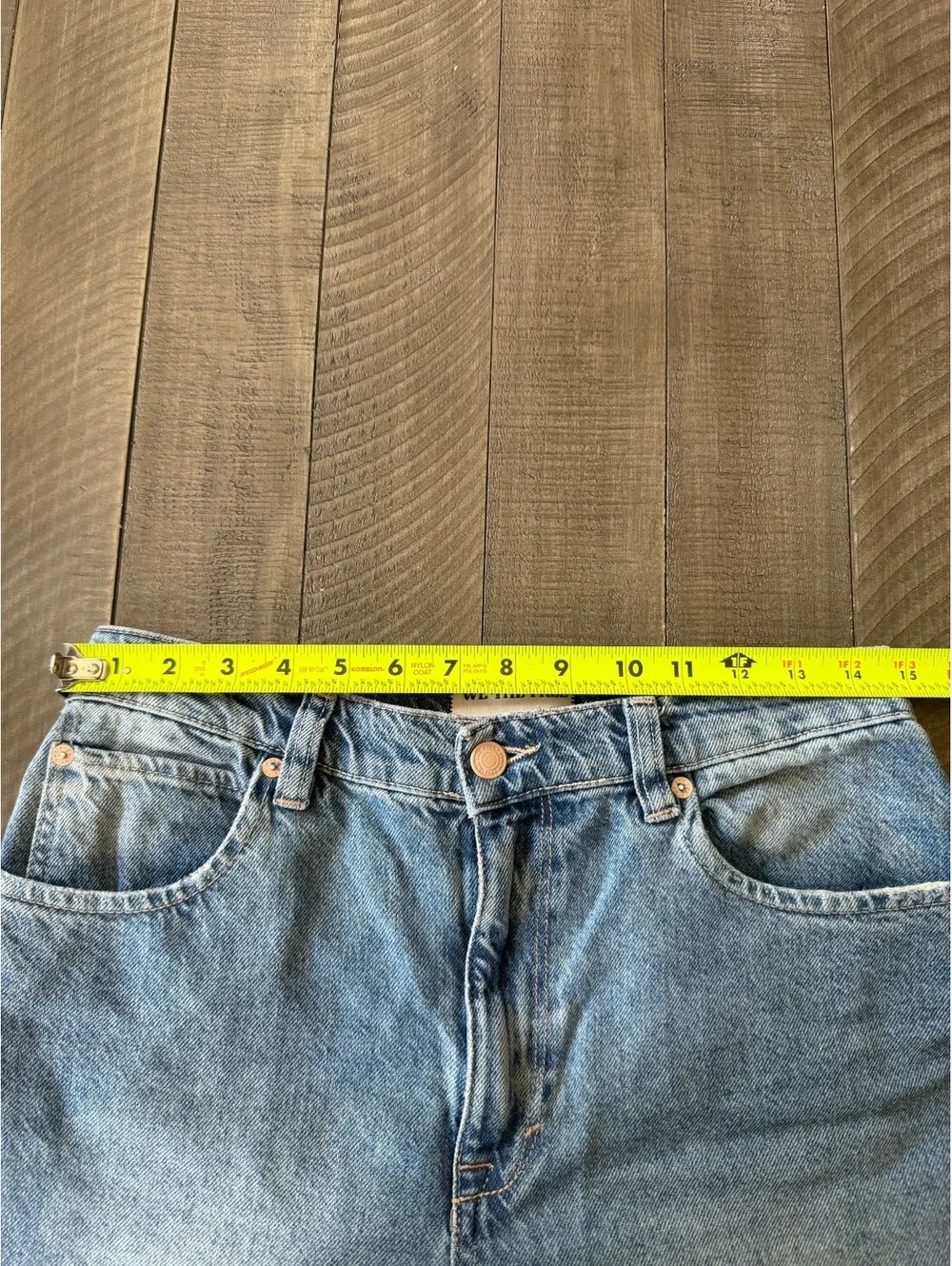 We The Free Tinsely Baggy High Rise Straight Leg Jeans